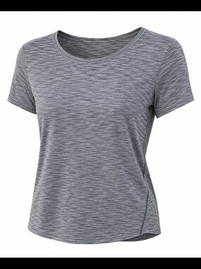 Lululemon Short-Sleeve - Gray Tee
